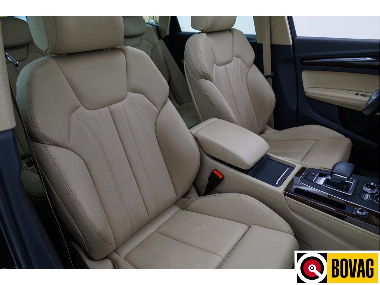 Audi Q5 55 TFSI e 367 PK quattro Competition S-Line Panoramadak, Luchtvering, Volledig leer, Adaptive cruise, Electrisch verstelbare stoelen met massage en verw. Ambiance verlichting, 360 camera, 20 inch, Navigatie, Head-up
