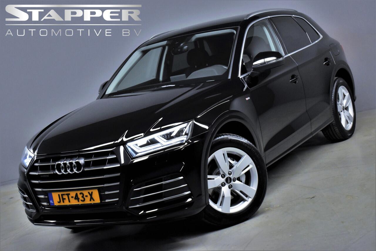 Audi Q5 55 TFSIe 367pk Quattro S-line 1e Eig. Dealer OH Trekhaak/Keyless/Camera/Navi/Led/Leer/Stoelverw./Pdc/Lmv''