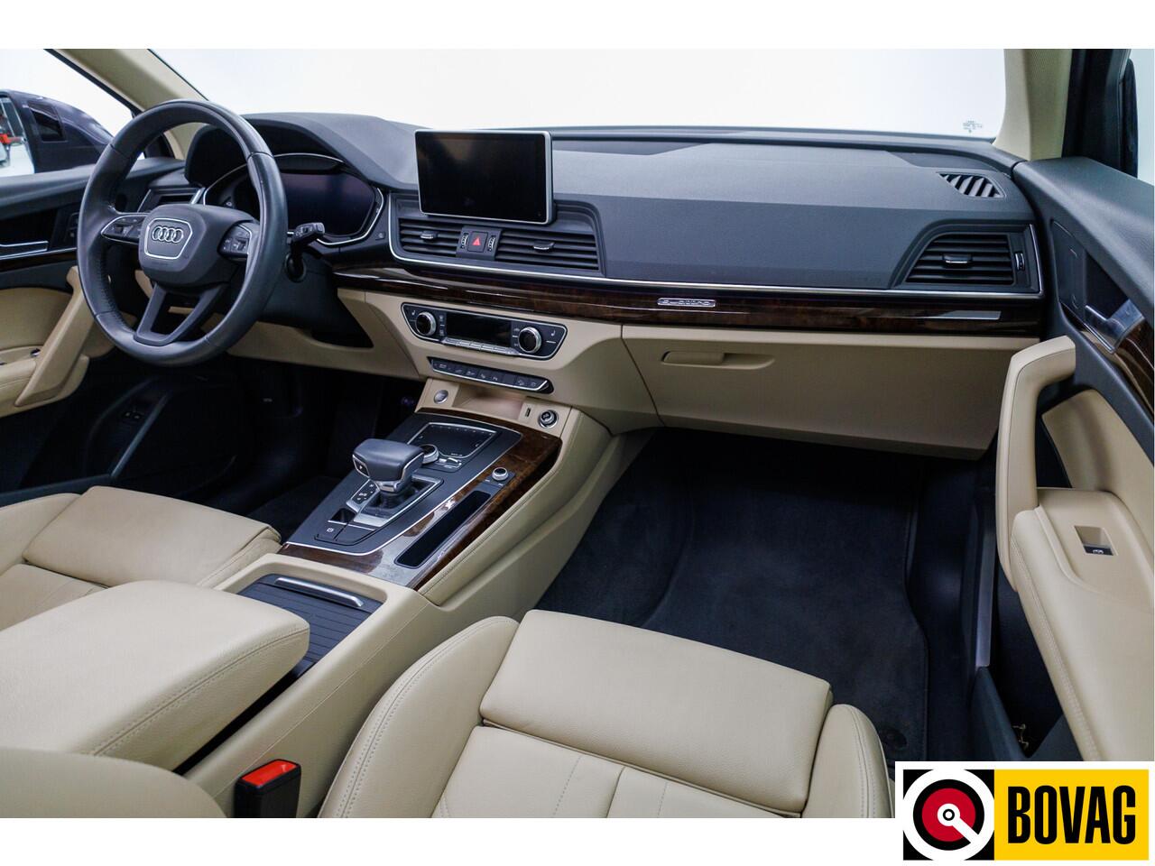 Audi Q5 55 TFSI e 367 PK quattro Competition S-Line Panoramadak, Luchtvering, Volledig leer, Adaptive cruise, Electrisch verstelbare stoelen met massage en verw. Ambiance verlichting, 360 camera, 20 inch, Navigatie, Head-up