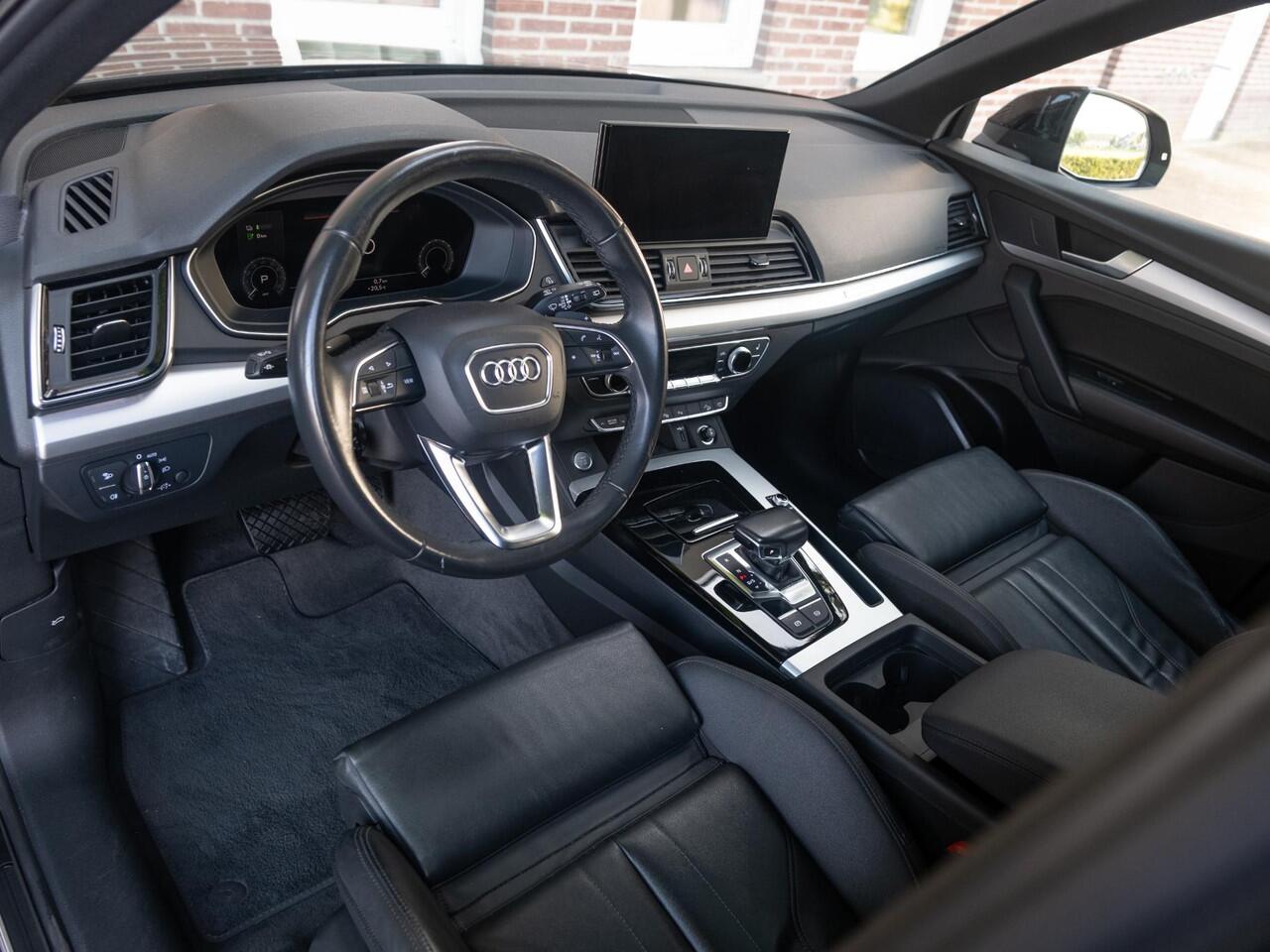 Audi Q5 Sportback S line Comp 50 TFSIe quattro S tronic | Panodak | Volleder | Virtual Cockpit | Adap Cruise | Park Pack | Zwart optiek | Matrix Led | Ass. Pack | Etc..