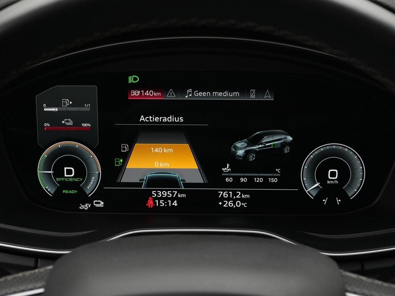 Audi Q5 50 TFSI e 299 pk S-tronic quattro S edition | Matrix LED koplampen | Achteruitrijcamera | Standkachel | Adaptive Cruise | Stoelverwarming | Sportstoelen | 21 inch