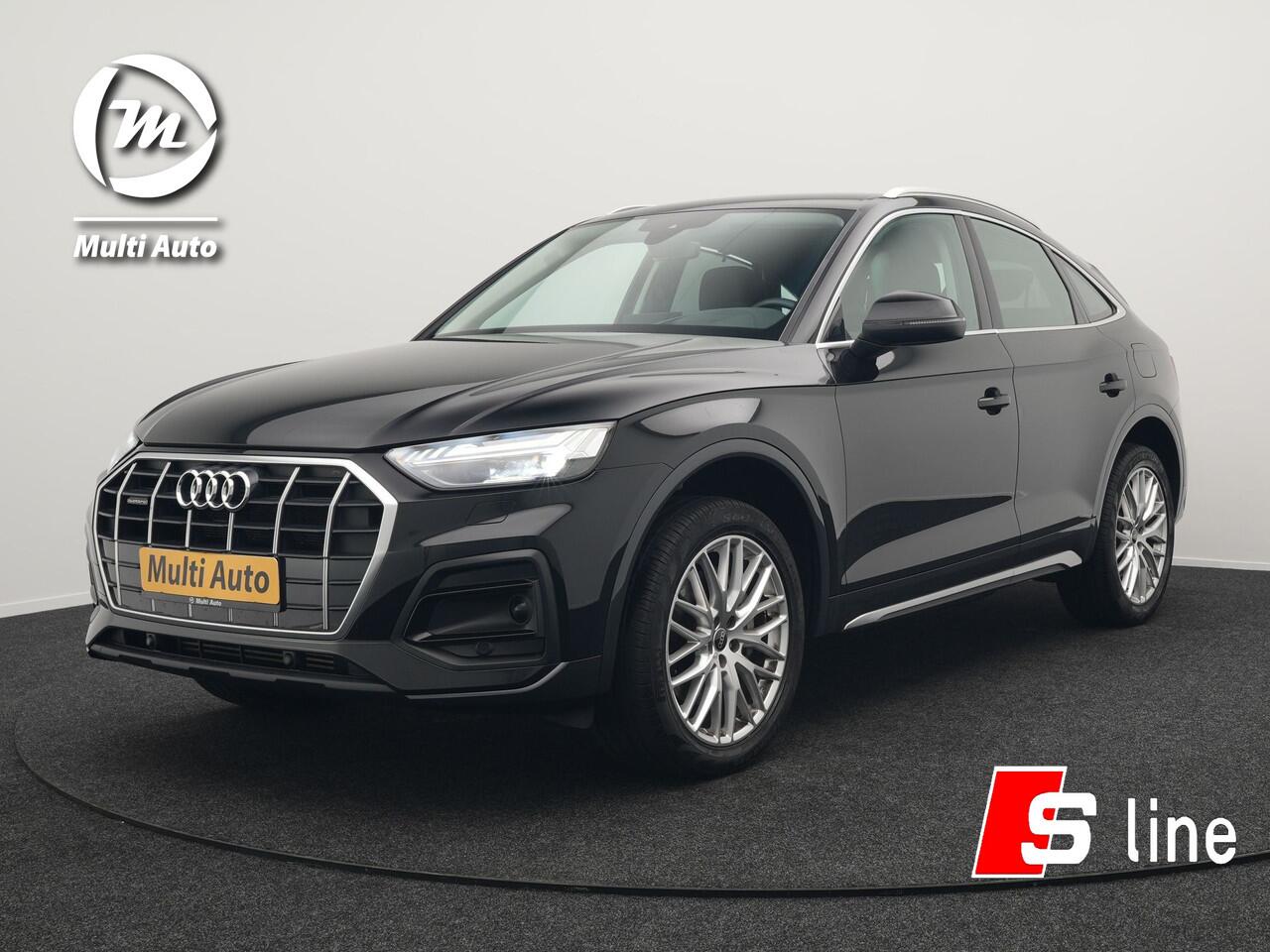 Audi Q5 Sportback 50 TFSI e S edition Plug In Hybrid 299pk Dealer O.H PHEV | Adaptive Cruise | Head Up | Bang & Olufsen | Alcantara Sportstoelen Memory | Keyless | 20"L.M | Camera | Sfeerverlichting |