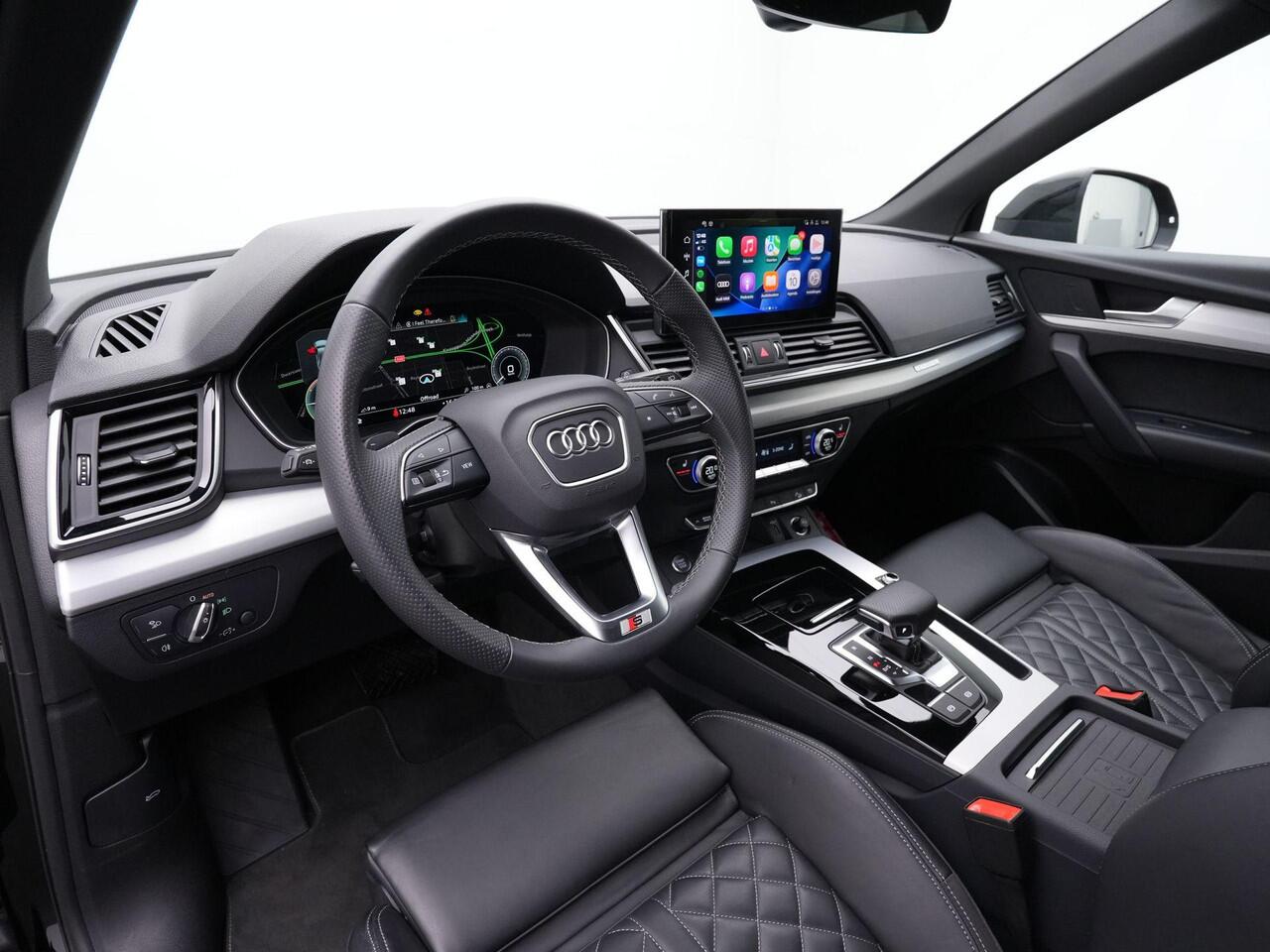 Audi Q5 50 TFSI e 299 pk quattro S-Line | Panoramadak | Trekhaak | Fijnnappa leder | Geheugenstoel | Matrix LED | Achteruitrijcamera