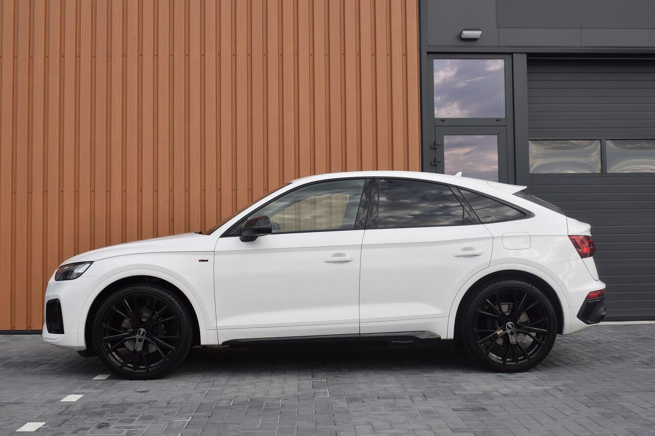 Audi Q5 Sportback 50 TFSI e 299pk S-line | Cognac leder | Luchtvering | Carbon | 22"