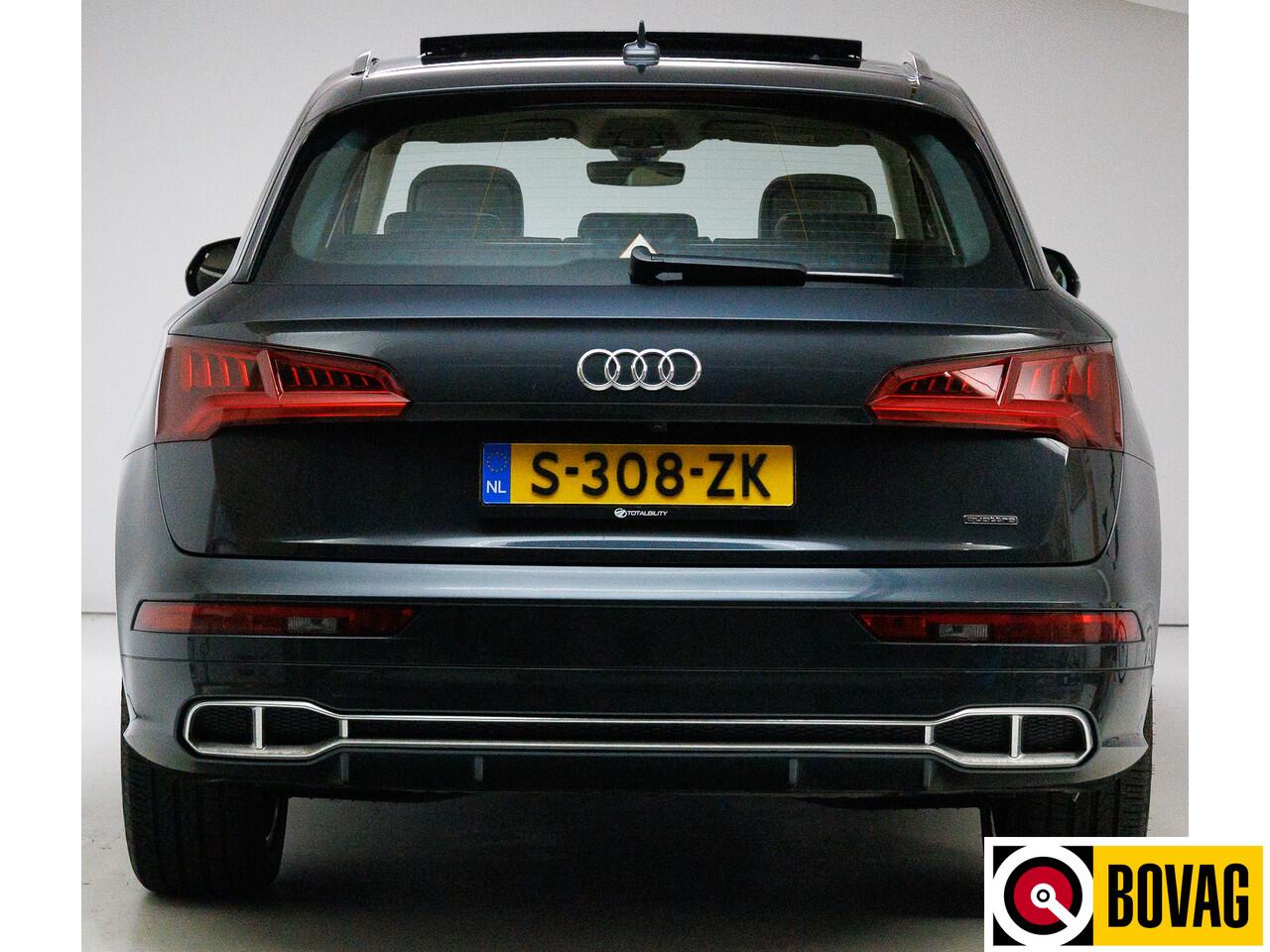 Audi Q5 55 TFSI e 367 PK quattro Competition S-Line Panoramadak, Luchtvering, Volledig leer, Adaptive cruise, Electrisch verstelbare stoelen met massage en verw. Ambiance verlichting, 360 camera, 20 inch, Navigatie, Head-up