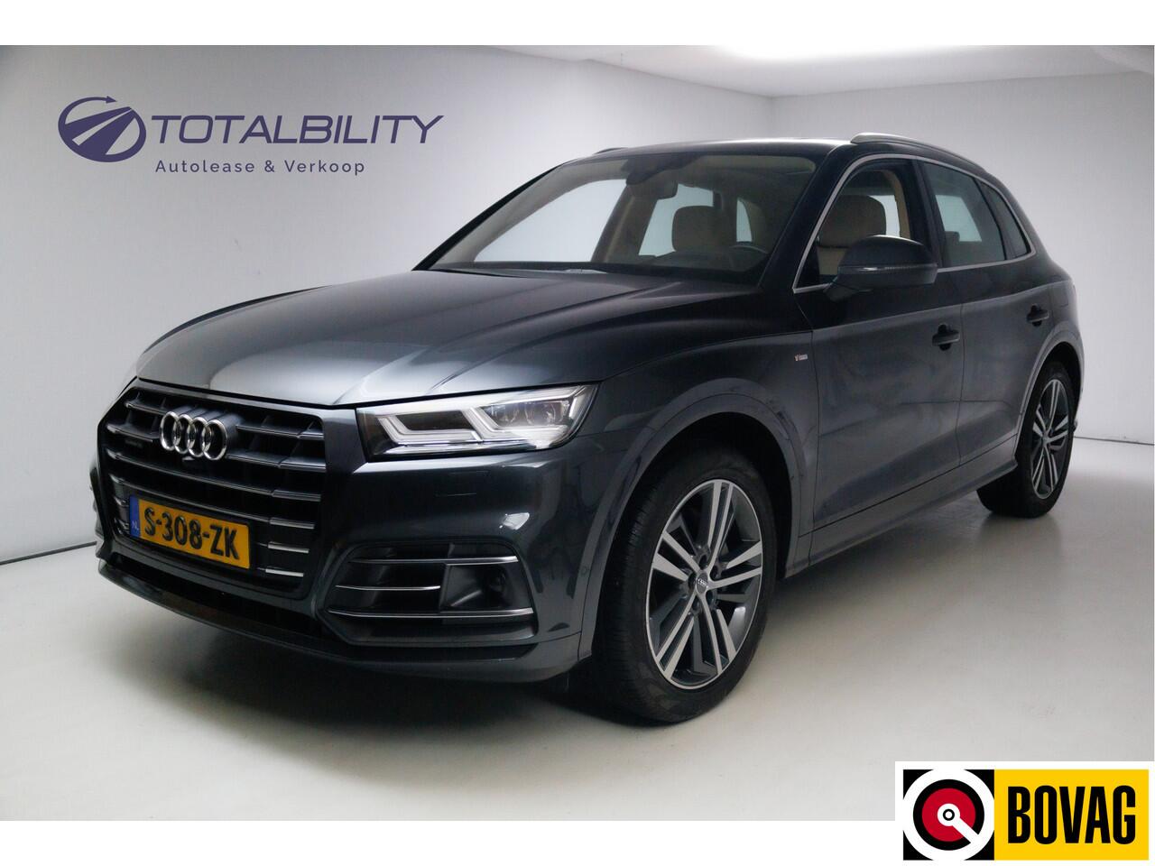 Audi Q5 55 TFSI e 367 PK quattro Competition S-Line Panoramadak, Luchtvering, Volledig leer, Adaptive cruise, Electrisch verstelbare stoelen met massage en verw. Ambiance verlichting, 360 camera, 20 inch, Navigatie, Head-up