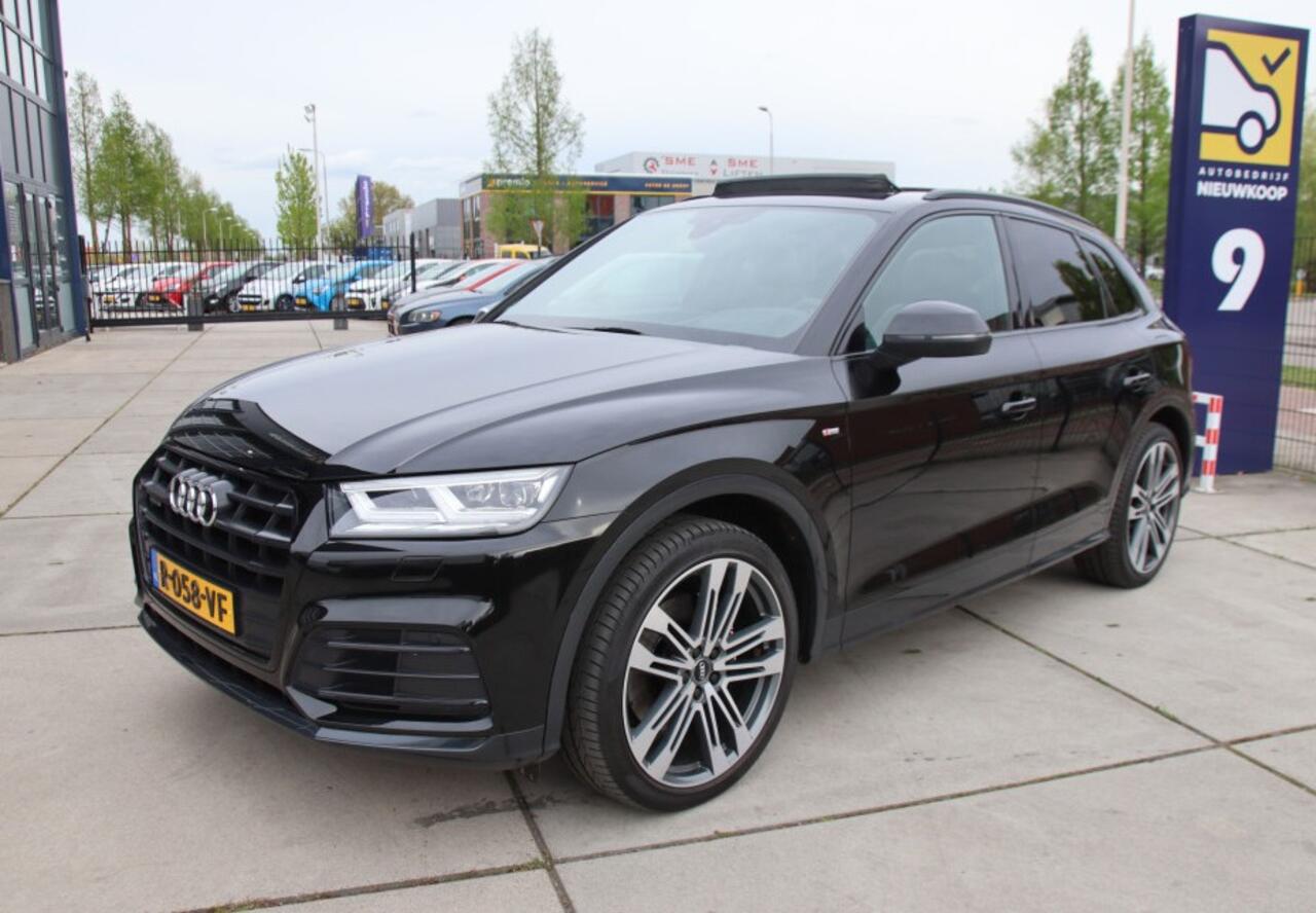 Audi Q5 50 TFSIe Quattro 3x S-Line Pano, HUD, Luchtvering, trekhaak, Matrix! Prijspakker!