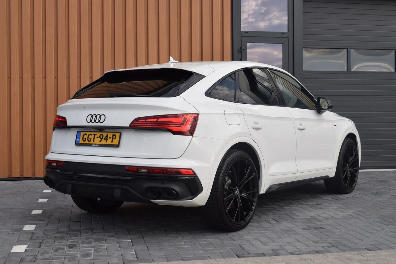 Audi Q5 Sportback 50 TFSI e 299pk S-line | Cognac leder | Luchtvering | Carbon | 22"