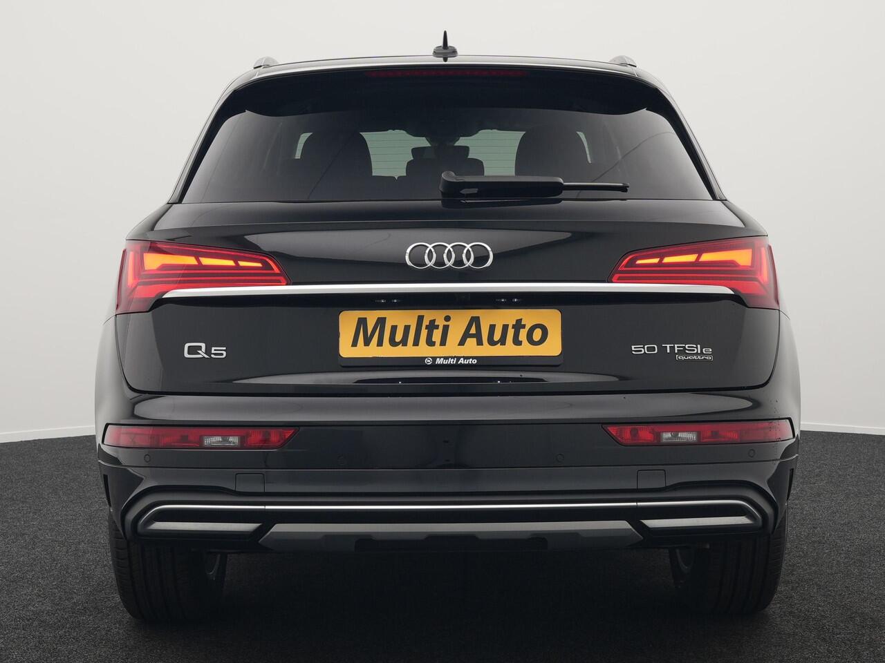 Audi Q5 50 TFSI e Advanced edition Plug In Hybrid 300pk Dealer O.H PHEV | 360 Camera | Cruise Control | Sportstoelen Verwarmd | Navigatie | Virtual | DAB | L.M. 18" |