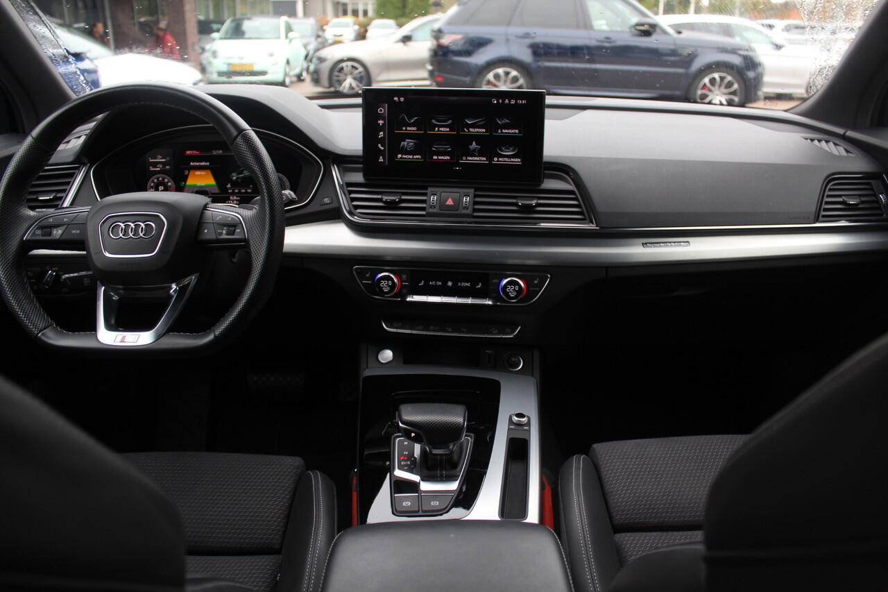 Audi Q5 50 TFSI e S edition NL Auto! / 360Camera / Half leder / 20'' / Adapt.cruise / BTW Auto