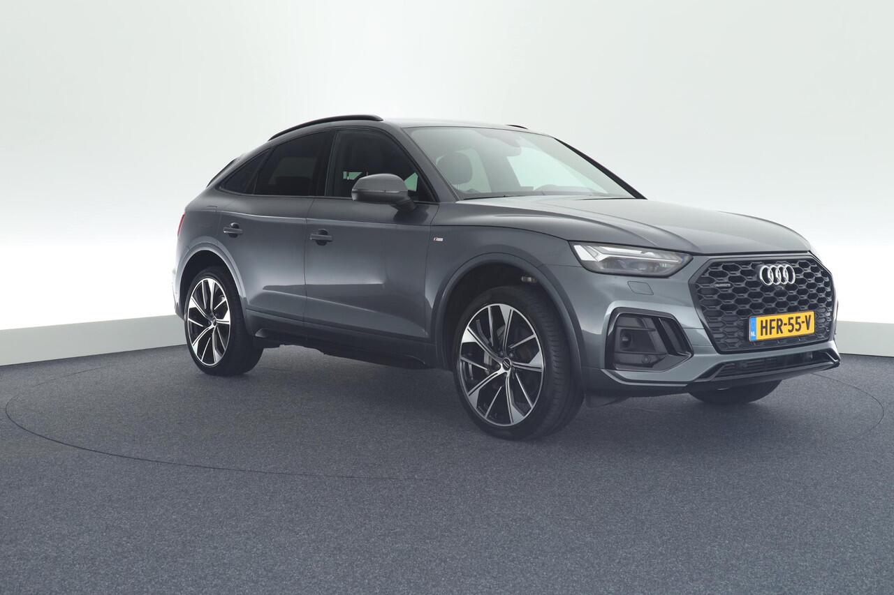 Audi Q5 Sportback 50 TFSI e 299pk 2x S-Line Black Edition Trekhaak Camera Virtual Cockpit Navigatie
