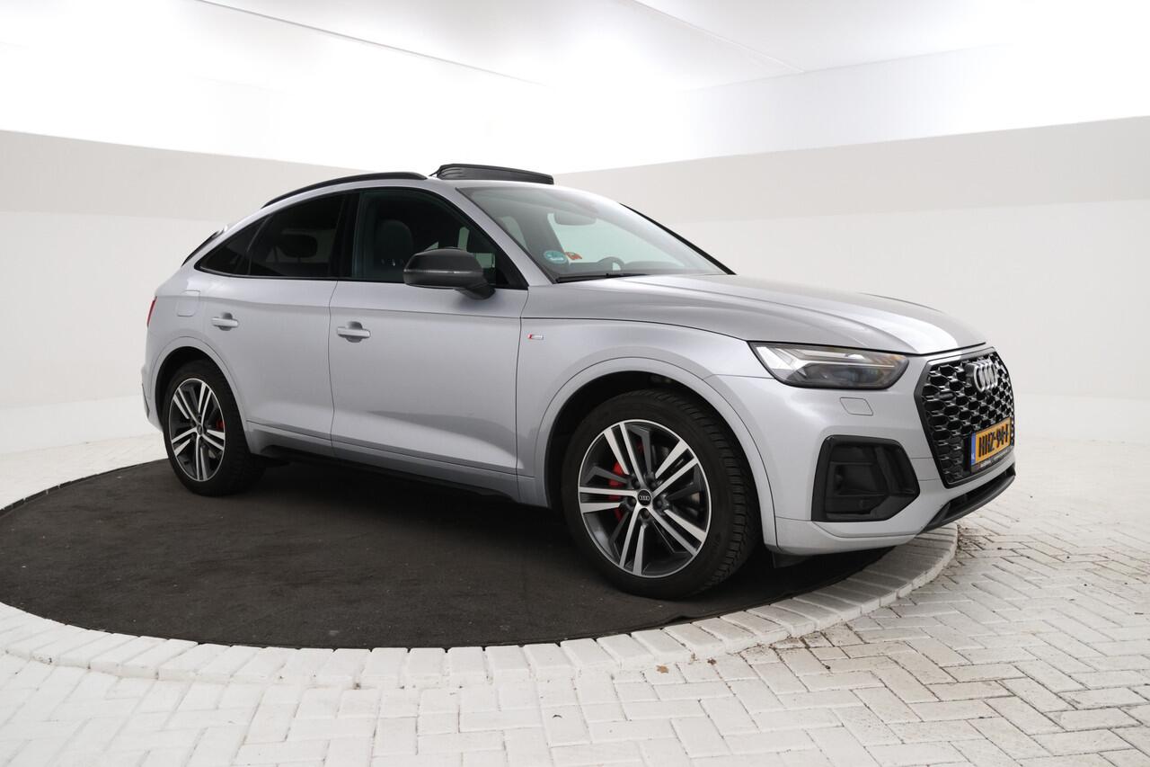 Audi Q5 Sportback 55 TFSI e S edition Electrische trekhaak, Apple carplay / Android auto, Panorama dak, S line!