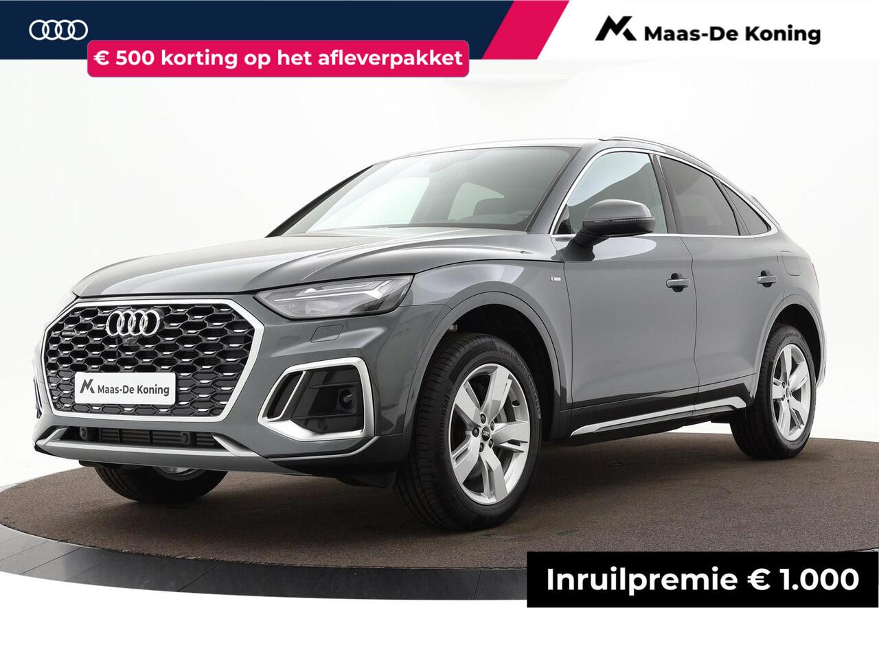 Audi Q5 Sportback 55 TFSIe 367pk S-tronic S edition Competition · Keyless · Camera · Elek. trekhaak · Elek. Achterklep · Apple/Android Car Play · 19'' Inch ·