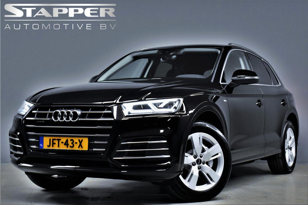 Audi Q5 55 TFSIe 367pk Quattro S-line 1e Eig. Dealer OH Trekhaak/Keyless/Camera/Navi/Led/Leer/Stoelverw./Pdc/Lmv''