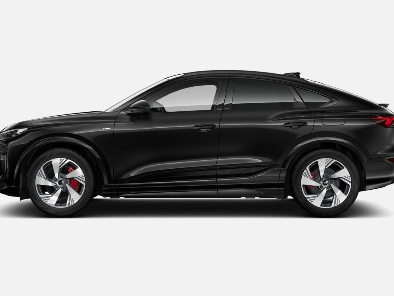 Audi Q6 Sportback e-tron S edition 252 PK · Exterieurpakket zwart · Rood gespoten remzadels · Warmtewerend glas donker tint