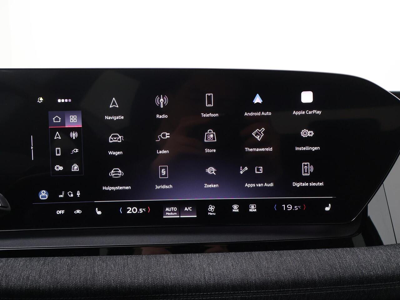 Audi Q6 e-tron S edition e-tron performance 100kWh | Luchtvering | elektrisch verstelbare, verwarmbare stoelen en stuurwiel | Adaptive Cruise Controle | 360 graden camera