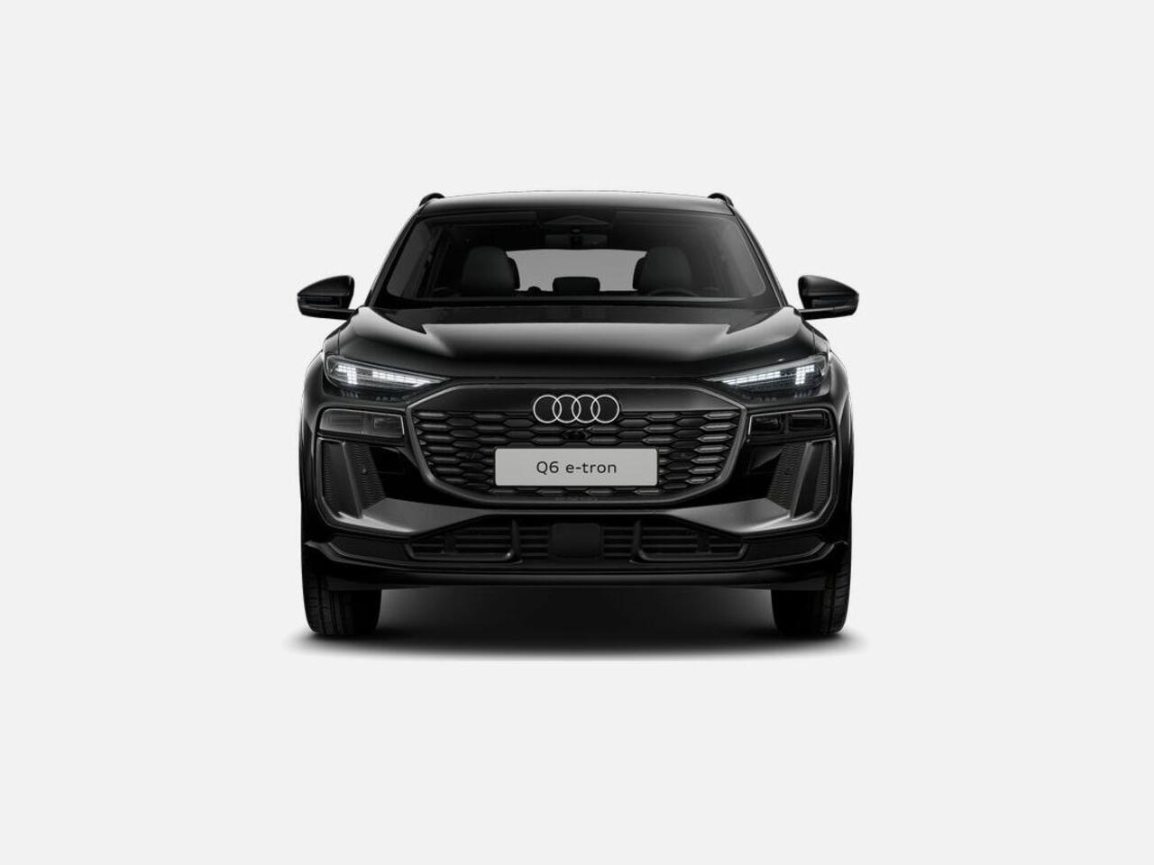 Audi Q6 e-tron Advanced edition 252 PK · Trekhaak, mechanisch draaibaar · Sportstoel zwart leder-kunstl.