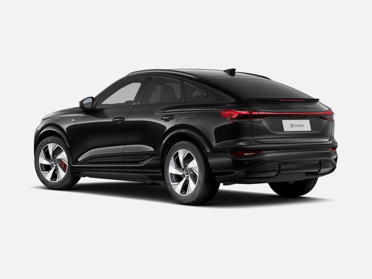 Audi Q6 Sportback e-tron S edition 252 PK · Exterieurpakket zwart · Rood gespoten remzadels · Warmtewerend glas donker tint