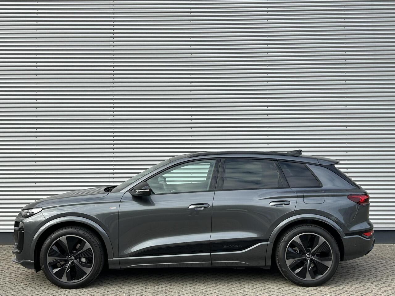 Audi Q6 e-tron S edition (B1) e-tron perf 100Kwh 225 kW / 306 PK | Panoramadak | Adaptieve Cruise Control | Stuurwielverwarming | Stoelverwarming voor-achter | Memory Seats | Elektrische Stoelen |