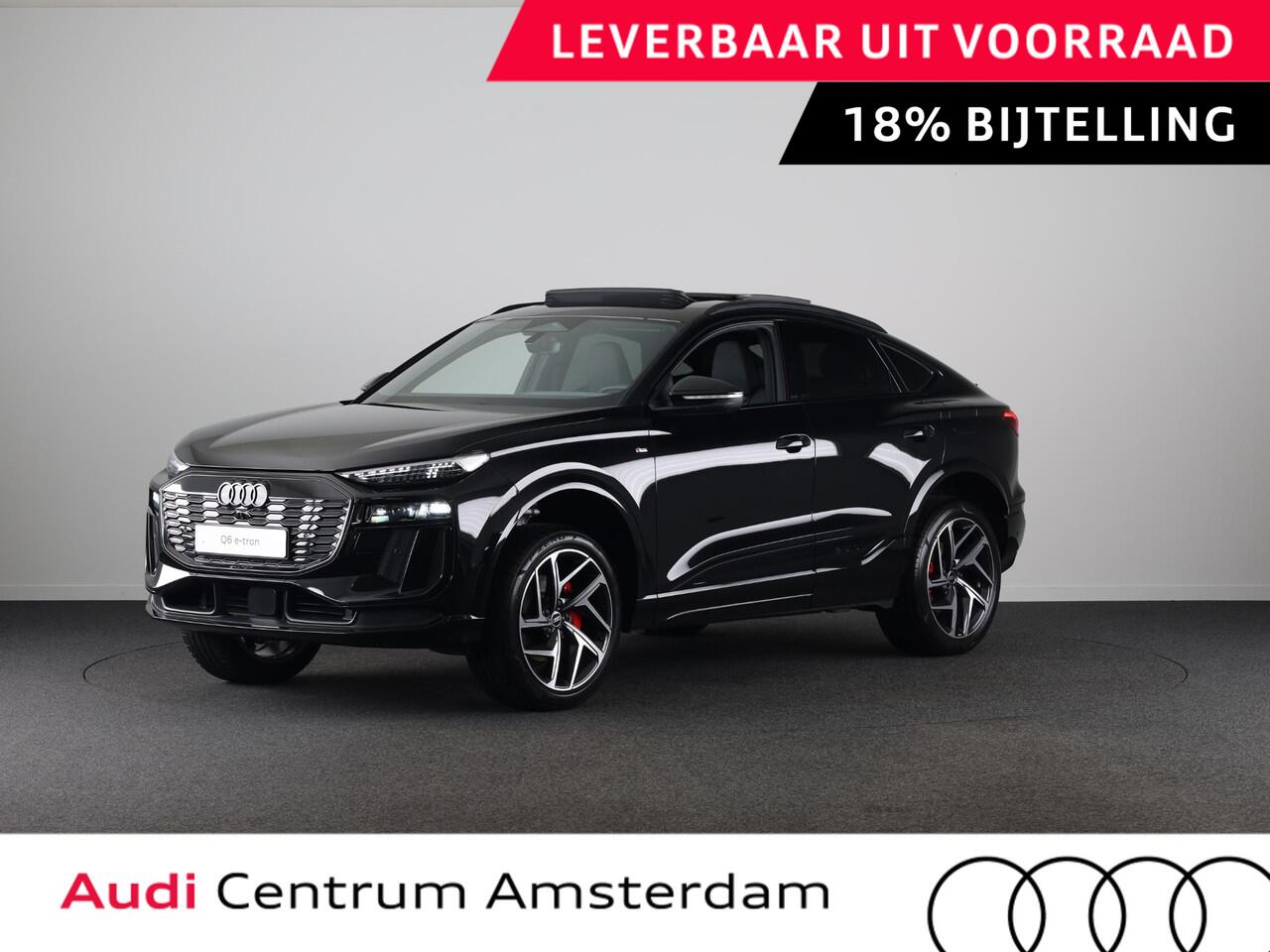 Audi Q6 Sportback e-tron S edition 83Kwh 185 kW / 252 PK Sportback | S edition | Tech Pro | Pano | Luchtvering | Matrix LED | Leder |