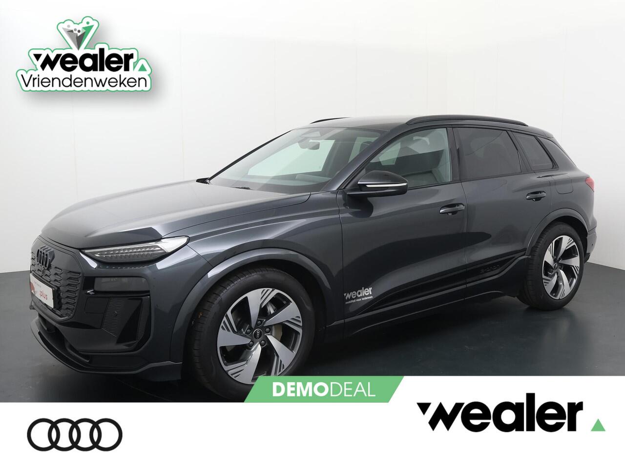 Audi Q6 e-tron S edition e-tron performance 100kWh | Luchtvering | elektrisch verstelbare, verwarmbare stoelen en stuurwiel | Adaptive Cruise Controle | 360 graden camera