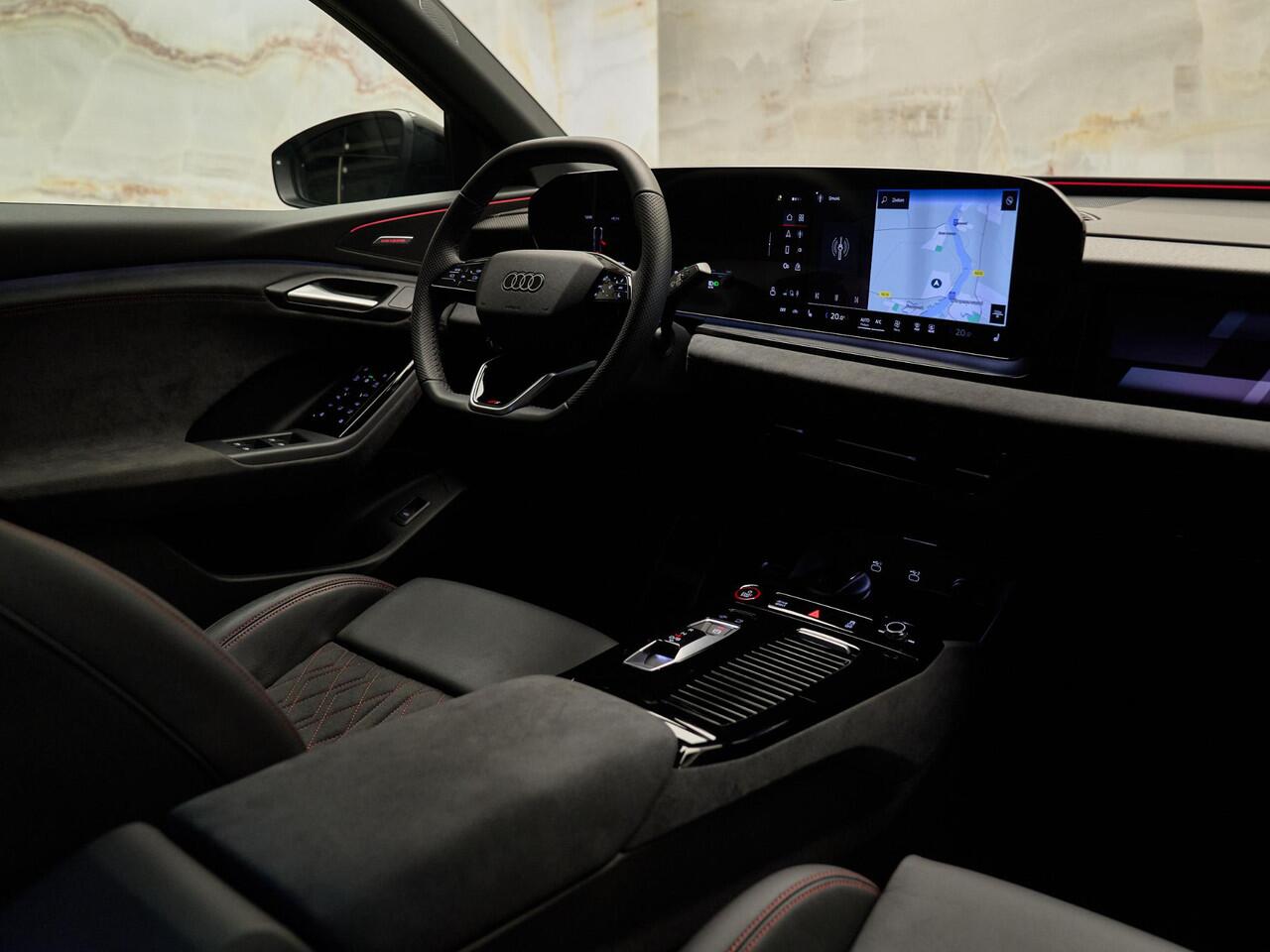 Audi Q6 SQ6 Sportback e-tron Quattro, pano, 21", matrix-LED, B&O, bijrijdersdisplay, luchtv., HUD, ACC, privacy