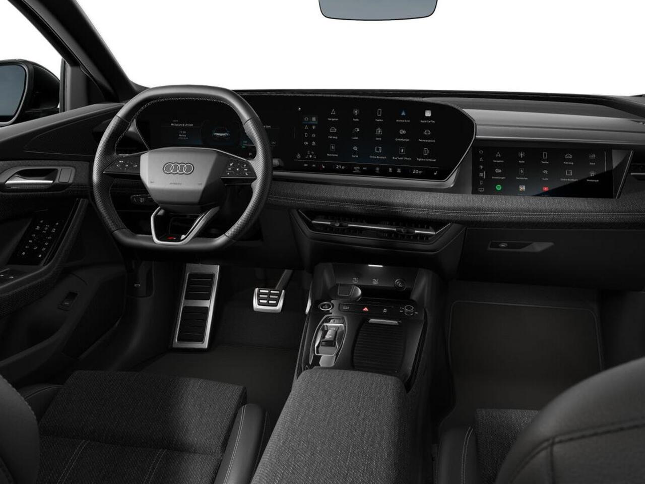 Audi Q6 Sportback e-tron S edition 252 PK · Exterieurpakket zwart · Rood gespoten remzadels · Warmtewerend glas donker tint