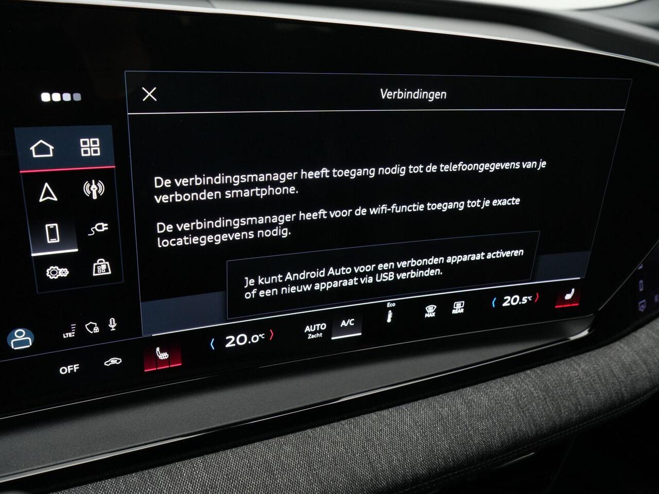 Audi Q6 e-tron 388 pk S-tronic Quattro S edition 100 kWh | Rondomzicht camera | Standkachel | Matrix LED koplampen | Park Assist | S-sportonderstel | 20 inch