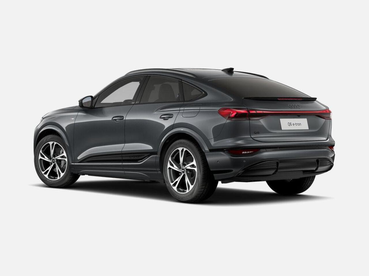 Audi Q6 Sportback e-tron S edition performance 306 PK · Glazen panoramadak · Exterieurpakket zwart · Warmtewerend glas donker tint