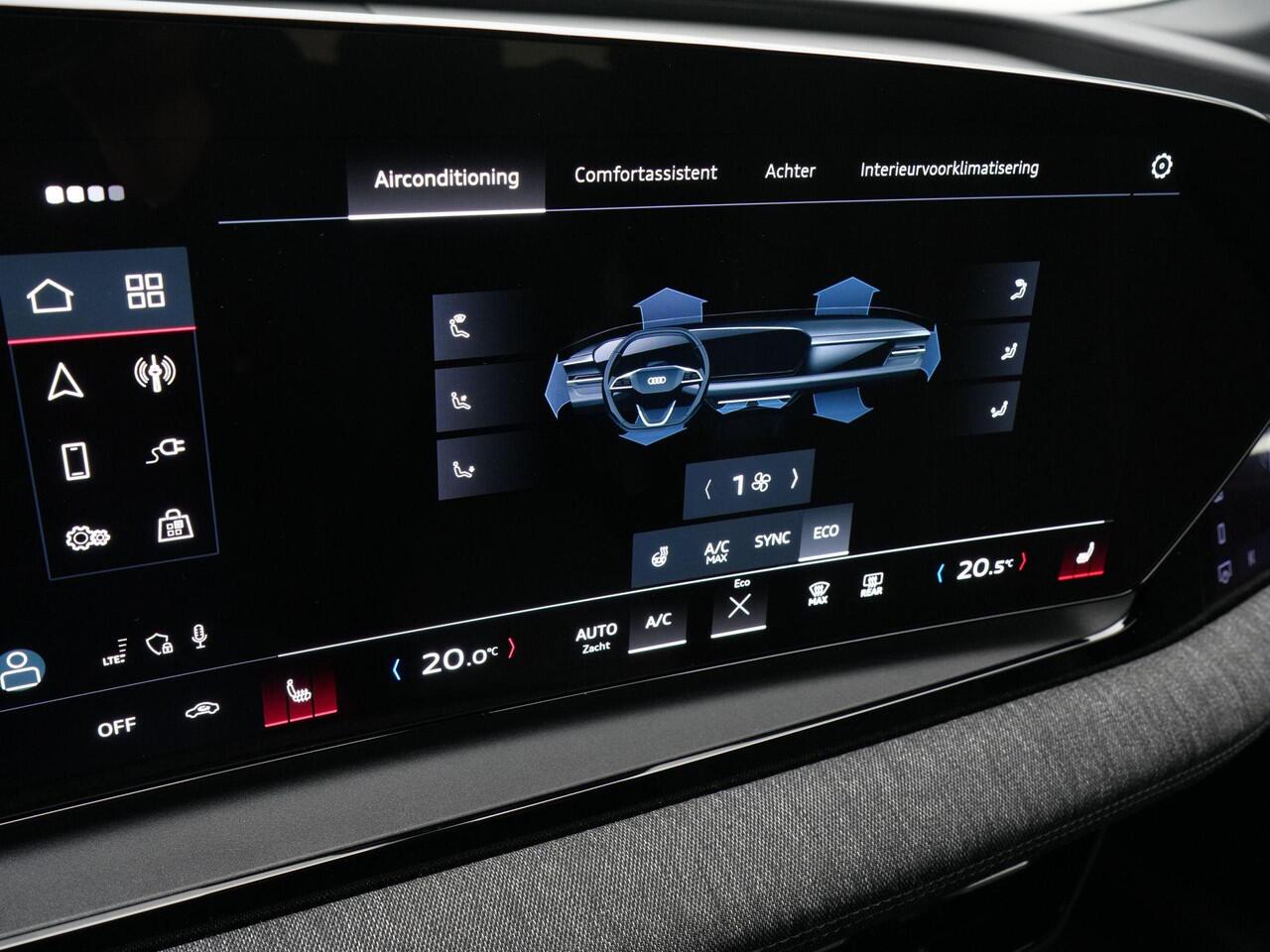 Audi Q6 e-tron 388 pk S-tronic Quattro S edition 100 kWh | Rondomzicht camera | Standkachel | Matrix LED koplampen | Park Assist | S-sportonderstel | 20 inch