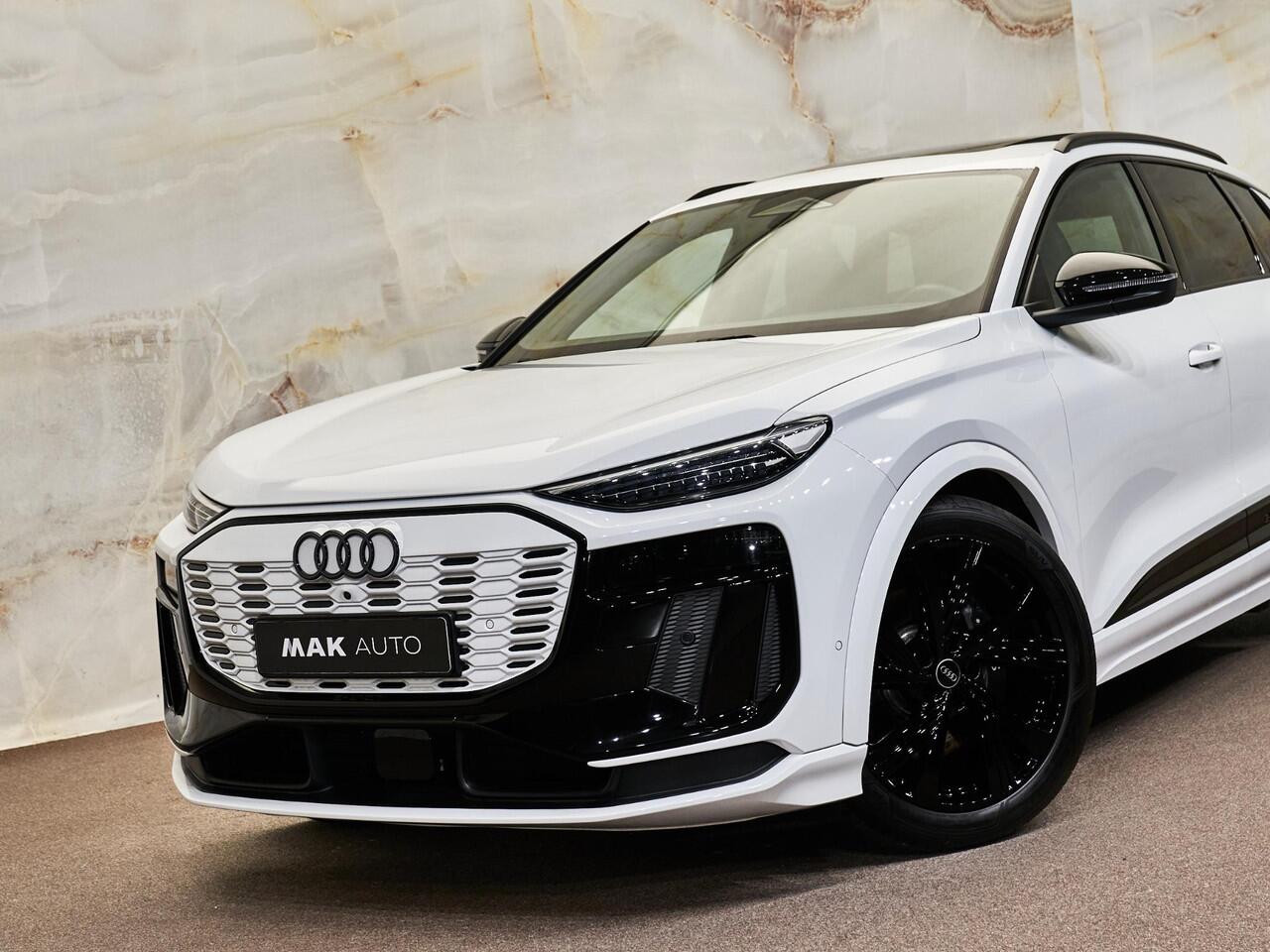 Audi Q6 SQ6 e-tron Quattro, pano, 21", matrix-LED, B&O, bijrijdersdisplay, luchtv., HUD, ACC, privacy