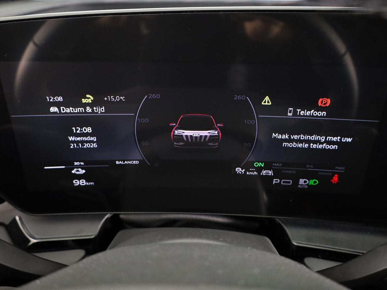 Audi Q6 e-tron Advanced edition 83Kwh 252 pk SUV | Tech pakket plus | Glazen panoramadak | Sportstoelen | Frunk |