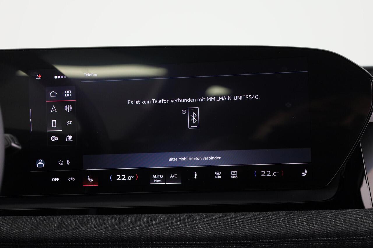 Audi Q6 S Edition e-tron perf 225kW/306pk 100Kwh Hatchback Audi Q6 e-tron S edition performance 100 kWh Omgevingscamera's, adaptive cruise control, ledkoplampen plus, stoelverwarming voor en achter, comfortpakket