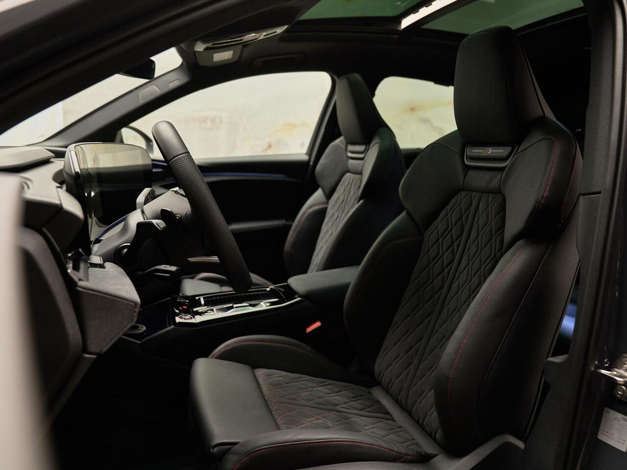 Audi Q6 SQ6 Sportback e-tron Quattro, pano, 21", matrix-LED, B&O, bijrijdersdisplay, luchtv., HUD, ACC, privacy