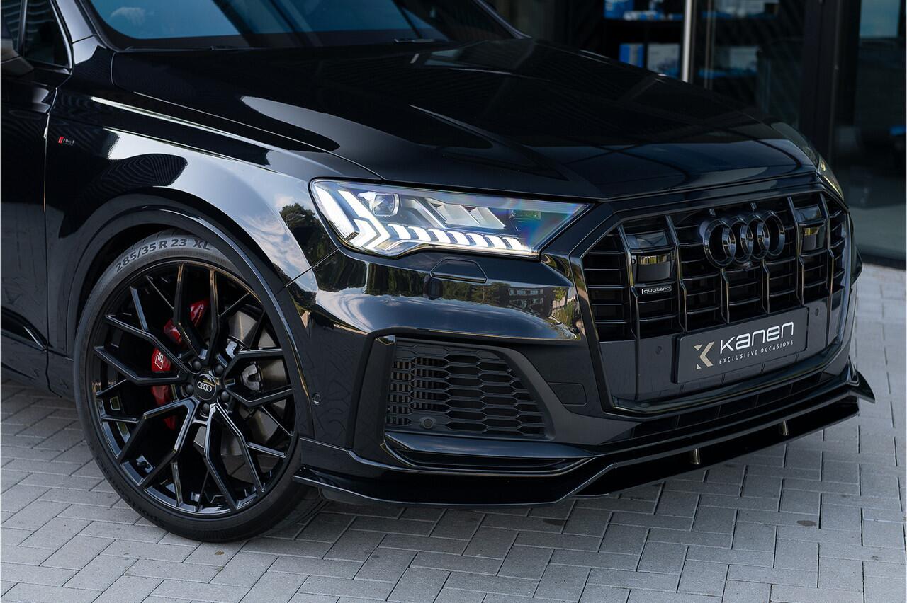 Audi Q7 55 TFSI S-line quattro 7p ACC Pano Matrix Massage Memory 360 B&O Headup Luchtv. Trekhaak