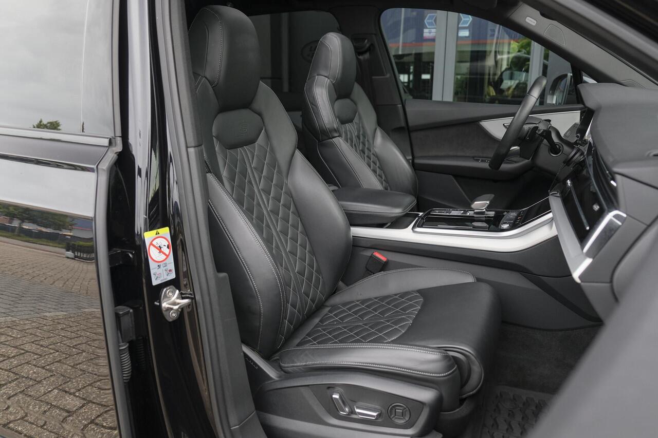Audi Q7 55 TFSIe 380pk Quattro Panoramadak Luchtvering RS-Leder ACC BlackOptic VirtualCockpit Navi-High Matrix Keyless Camera 22''