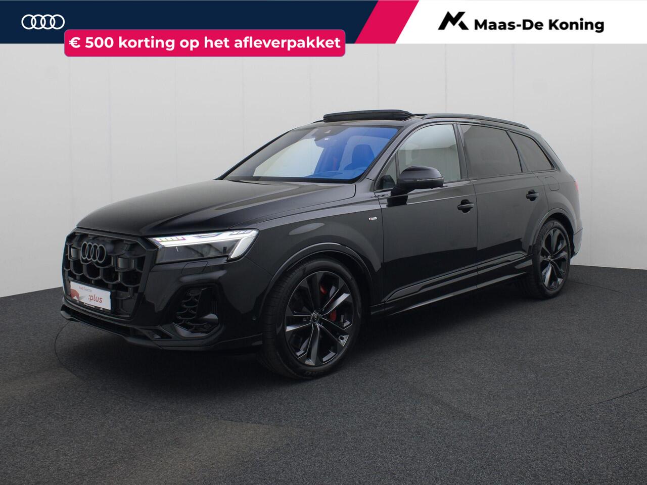 Audi Q7 55 TFSIe 290kW/394PK quattro S Line · Panoramadak · Leder · Trekhaak · 360 gr. camera · Garantie tot 04-02-2030 of 100.000km