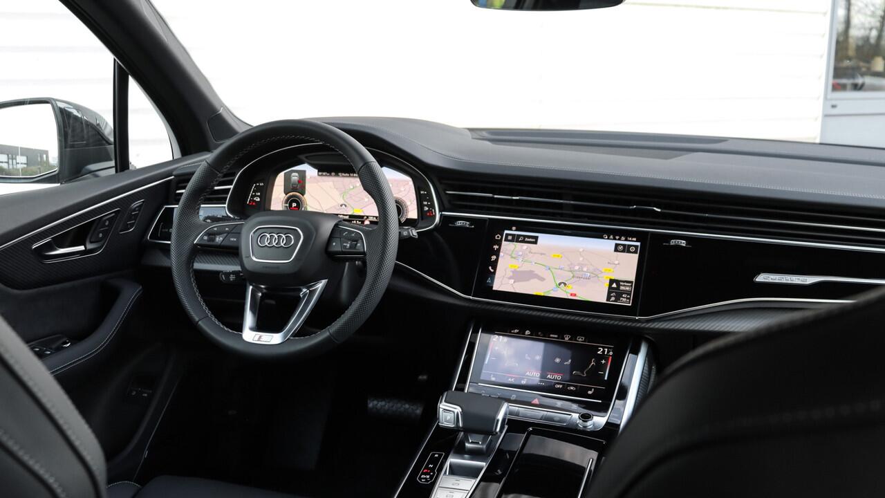 Audi Q7 55 TFSI e quattro Pro Line S | B&O | Soft-Close | Head-up | Panoramadak | Achterasbesturing | HD Matrix | Trekhaak