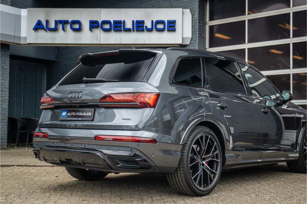 Audi Q7 60 TFSI E Quattro, 456PK, Competition, ACC, Bose, 360*Camera, Luchtvering, Black Optiek, Matrix, Tour, Elektrische Trekhaak, 22'LMV! BTW!