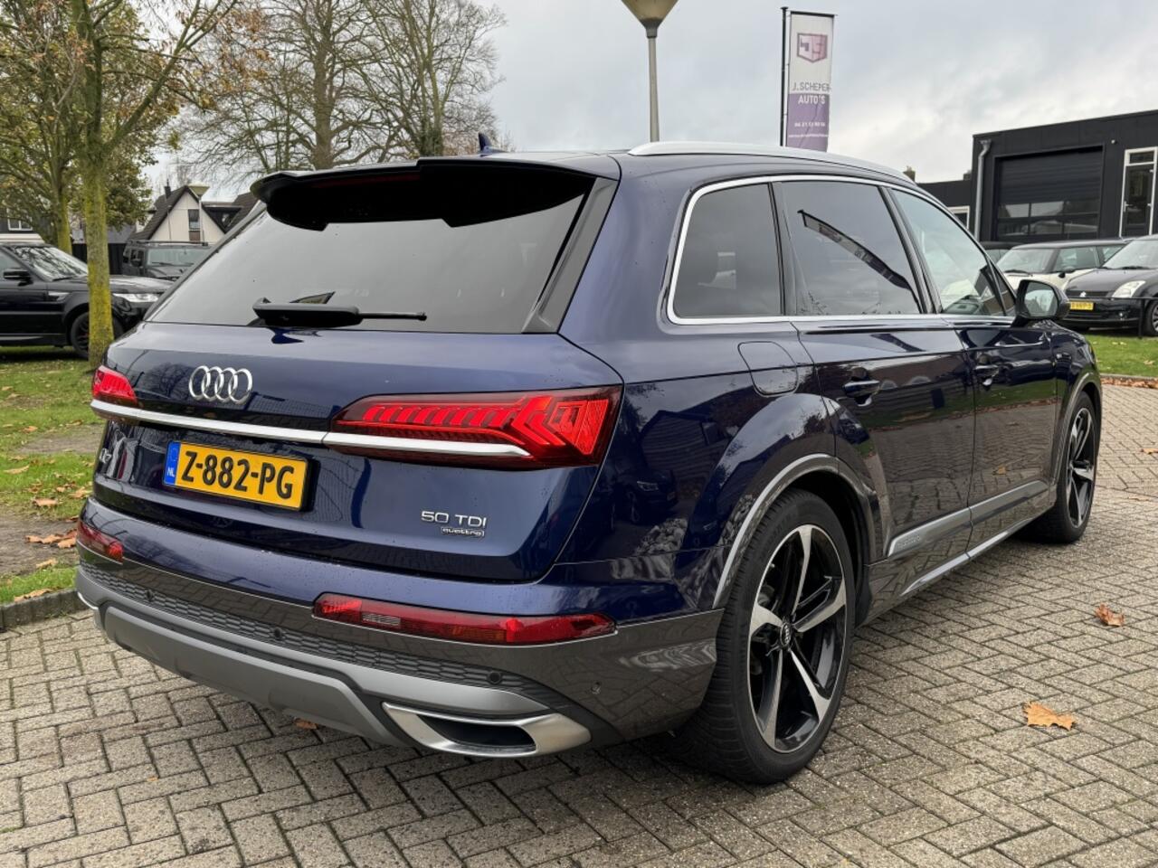 Audi Q7 50 TDI V6 S-Line 2020 Facelift 7-Persoons Luchtvering