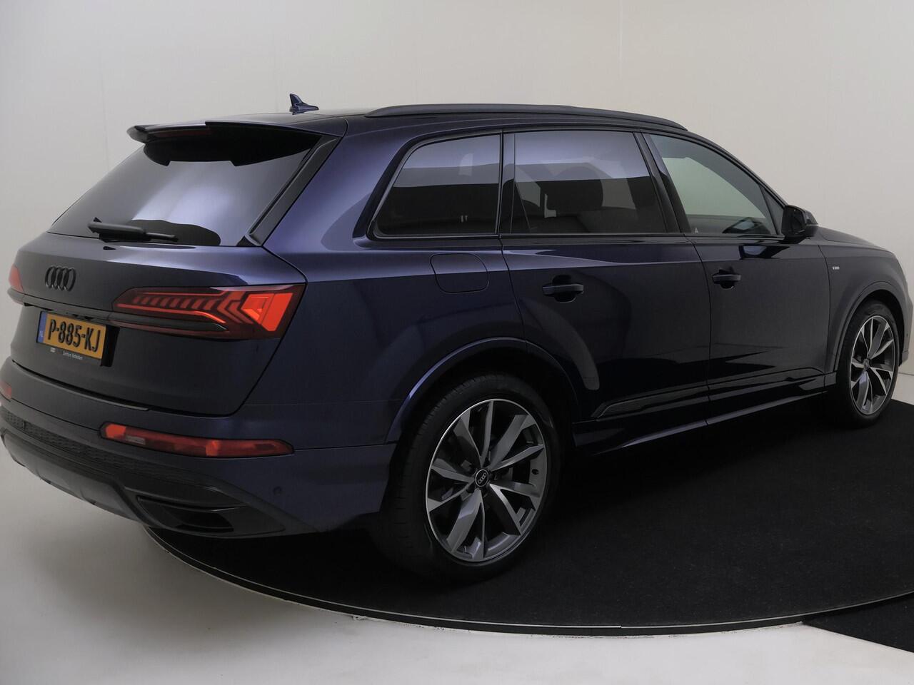 Audi Q7 55 TFSI e quattro Pro Line S | Luchtvering | Panoramadak | Head-up display | Trekhaak | Dodehoek detectie | Bang & Olufsen | Keyless | Stoelverwarming voor- en achter |