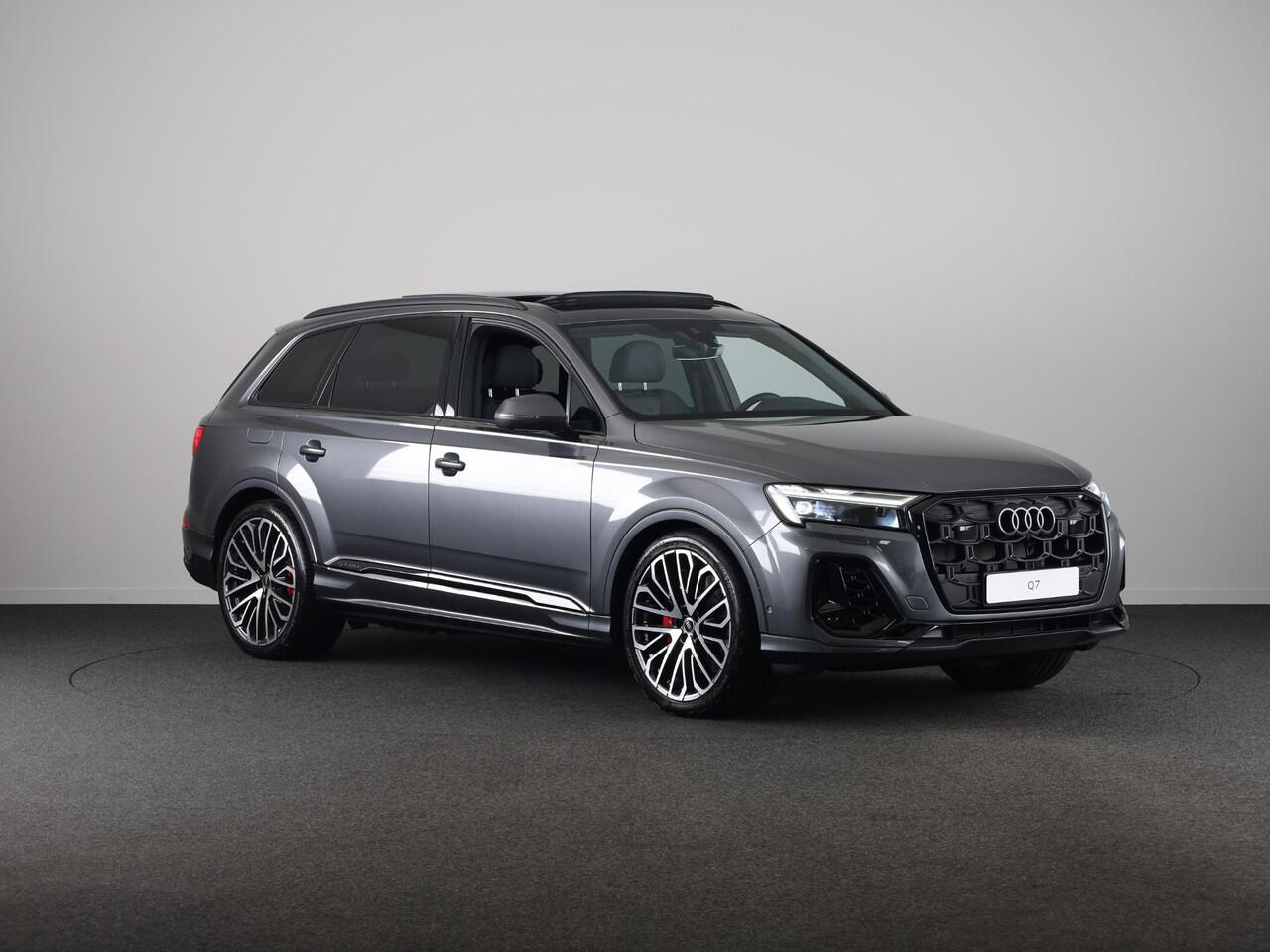 Audi Q7 55 TFSI e quattro Pro Line S 394pk Panoramadak, adaptive cruisecontrol, B&O soundsysteem, optiekpakket zwart Plus, Privacy Glass, Trekhaak