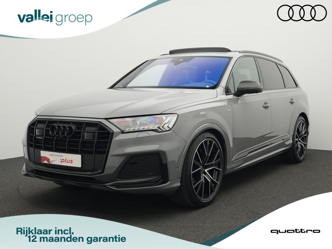 Audi Q7 7 pers. 50 TDI 286 pk tiptronic quattro S edition / Competition Plus | B&O Advanced | Panoramadak | Trekhaak | Standkachel | Valcona leder | Laser LED | Sportstoelen plus | Geheugen-/massagestoelen