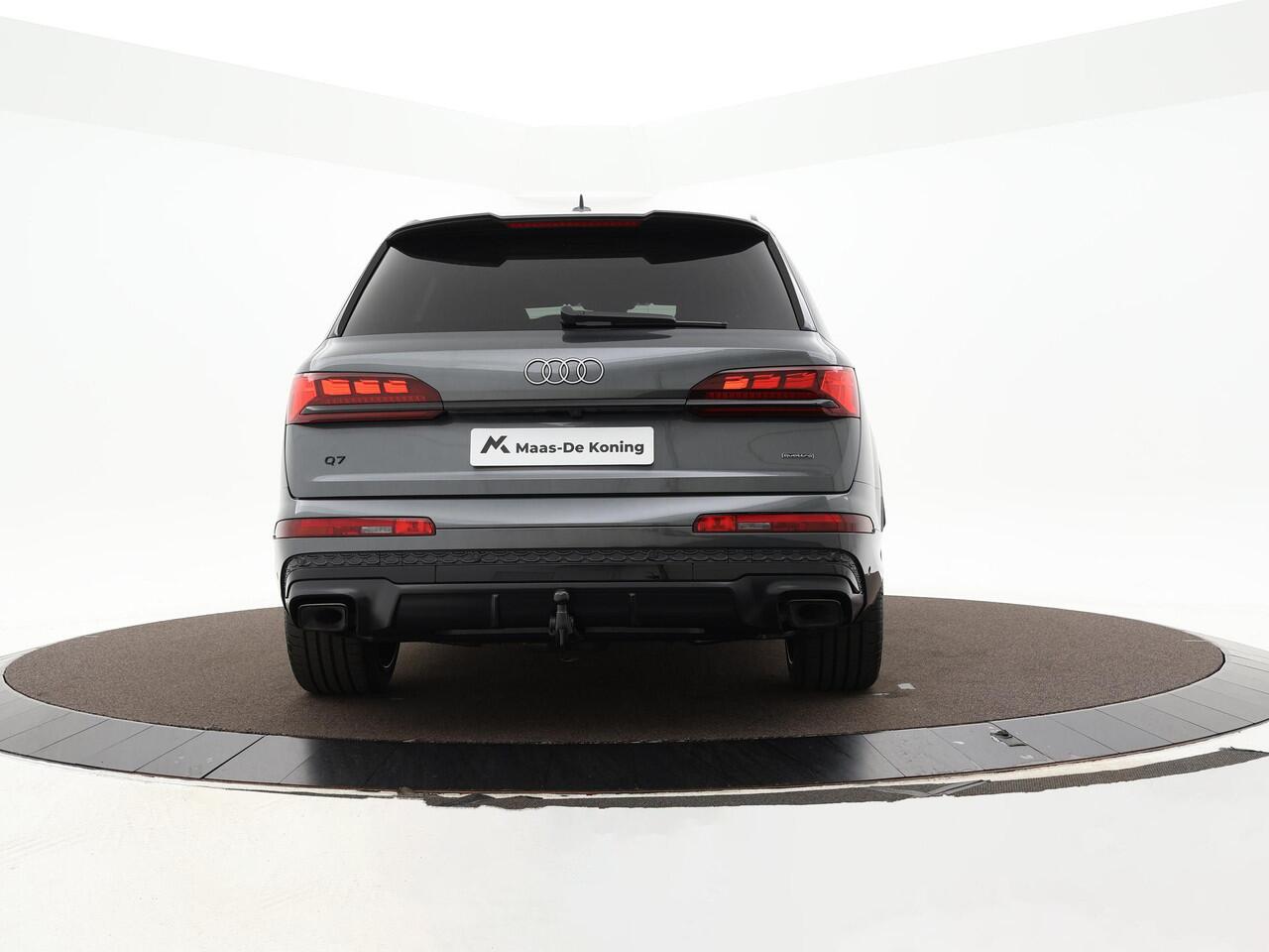 Audi Q7 60 TFSIe 490pk Quattro Pro Line S Competition · Luchtvering · Massage · Panorama dak · Elek. Voorstoelen · B&O Audio · Elek. Trekhaak · 22'' Inch · Garantie t/m 12-05-2028 of 90.000km