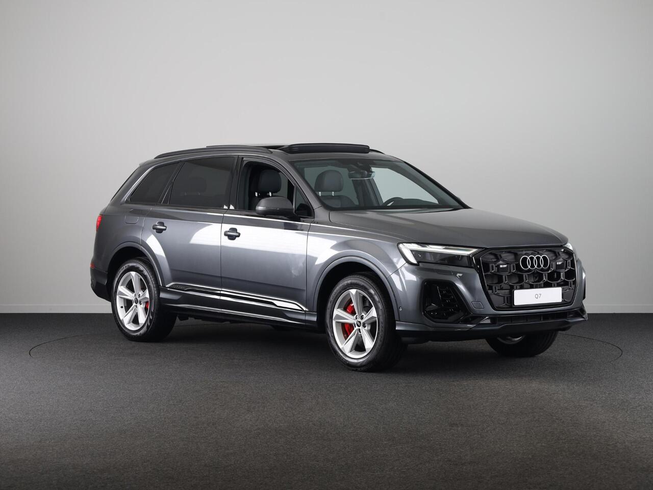 Audi Q7 55 TFSI e quattro Pro Line S 394pk Panoramadak, adaptive cruisecontrol, B&O soundsysteem, optiekpakket zwart Plus