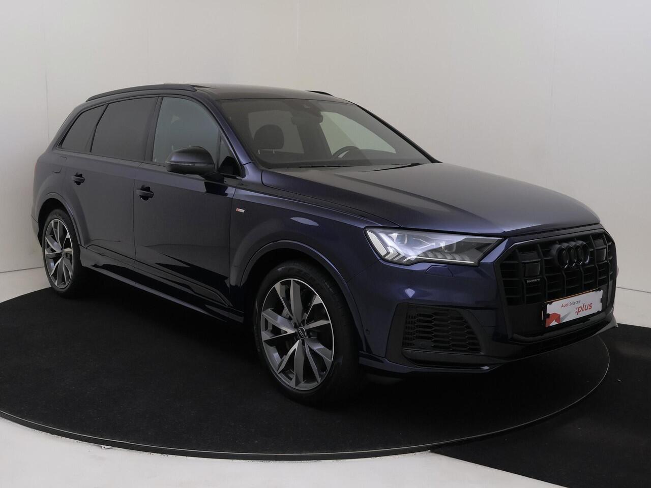 Audi Q7 55 TFSI e quattro Pro Line S | Luchtvering | Panoramadak | Head-up display | Trekhaak | Dodehoek detectie | Bang & Olufsen | Keyless | Stoelverwarming voor- en achter |