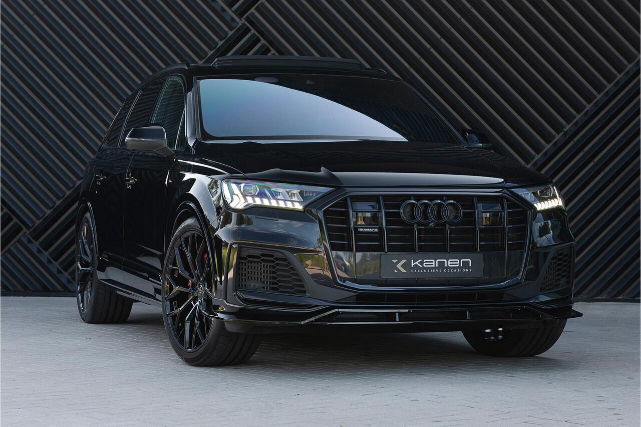 Audi Q7 55 TFSI S-line quattro 7p ACC Pano Matrix Massage Memory 360 B&O Headup Luchtv. Trekhaak