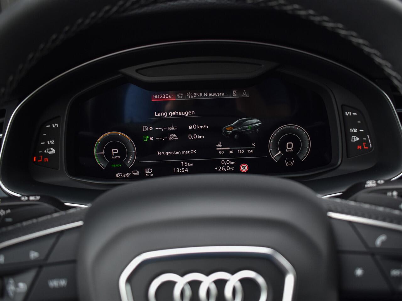 Audi Q7 60 TFSI e QUATTRO PRO LINE S COMPETITION | PANORAMADAK | LUCHTVERING | 4 WHEEL STEERING | HEAD UP | S-SEATS | OLED | 360 CAMERA | SOFT CLOSE | B&O SOUND | TREKHAAK| STOELVERWARMING EN KOELING | AMBIENT SFEERVERLICHTING | STUURVERWARMING