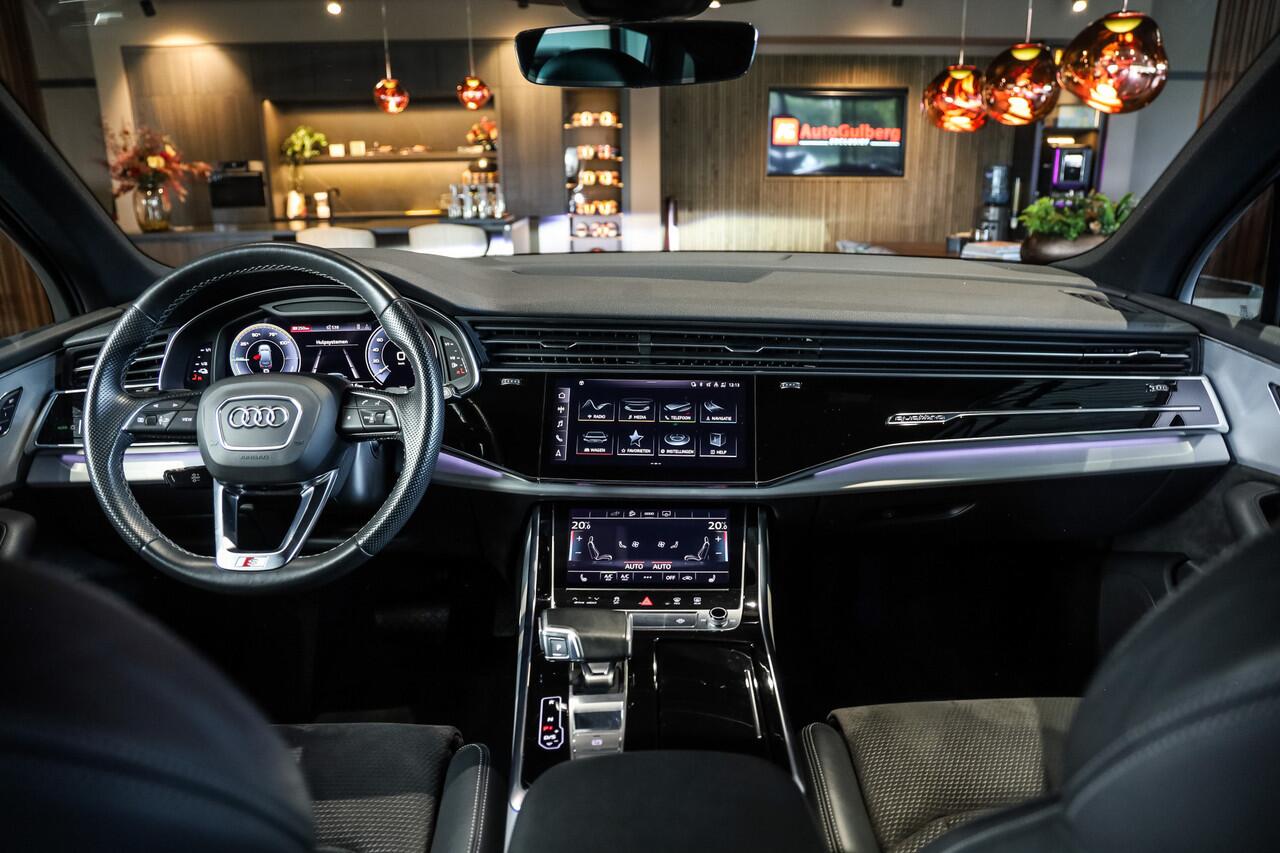Audi Q7 55 TFSI e quattro Pro Line S-Line+ 29986km!!! Black Optic, Sportstoelen Leder met Memory, Virtual Cockpit, Sport Design, Adaptive Air Suspension, DSP Soundsystem, Camera, Ambiente/ Spiegel Pakket, LMV.