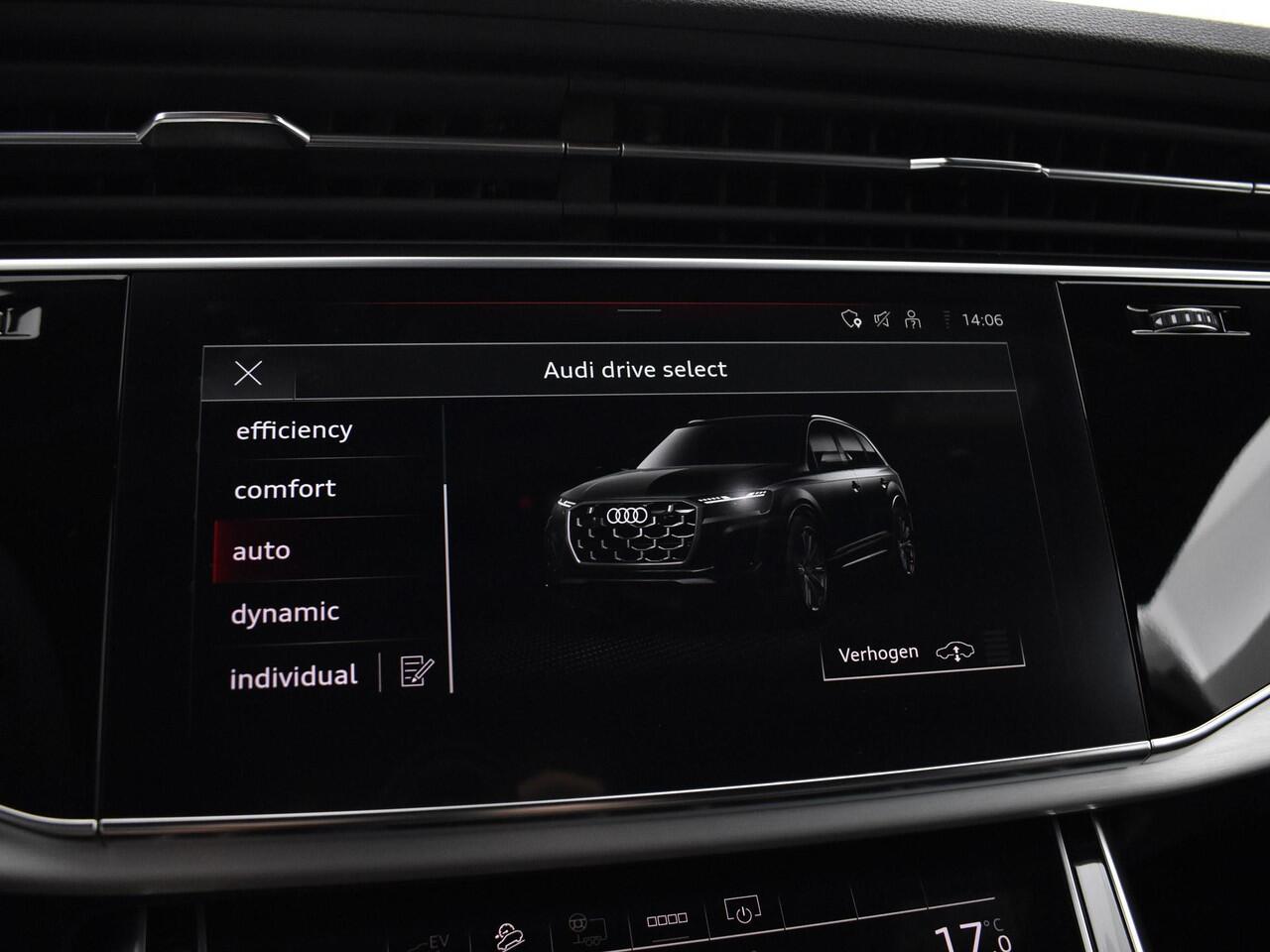 Audi Q7 55 TFSI e quattro Pro Line S 394 PK · B&O Premium 3D · Elek. wegklapb. trekhaak · Glazen panoramadak · Assist. pakket Tour